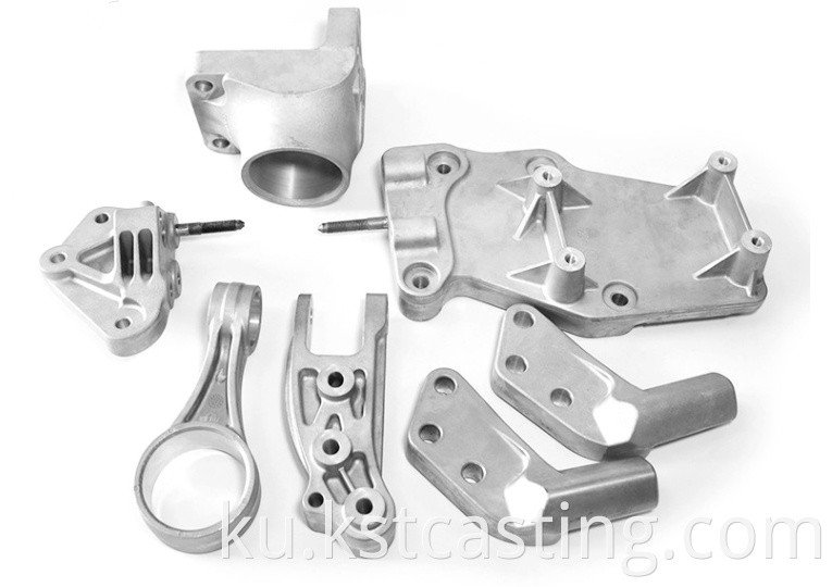 Karûbarên Fallication Machinical Customed OEM Customed Die Cast Iron Zinc Auto Magnesium Aluminium Parts Aluminium